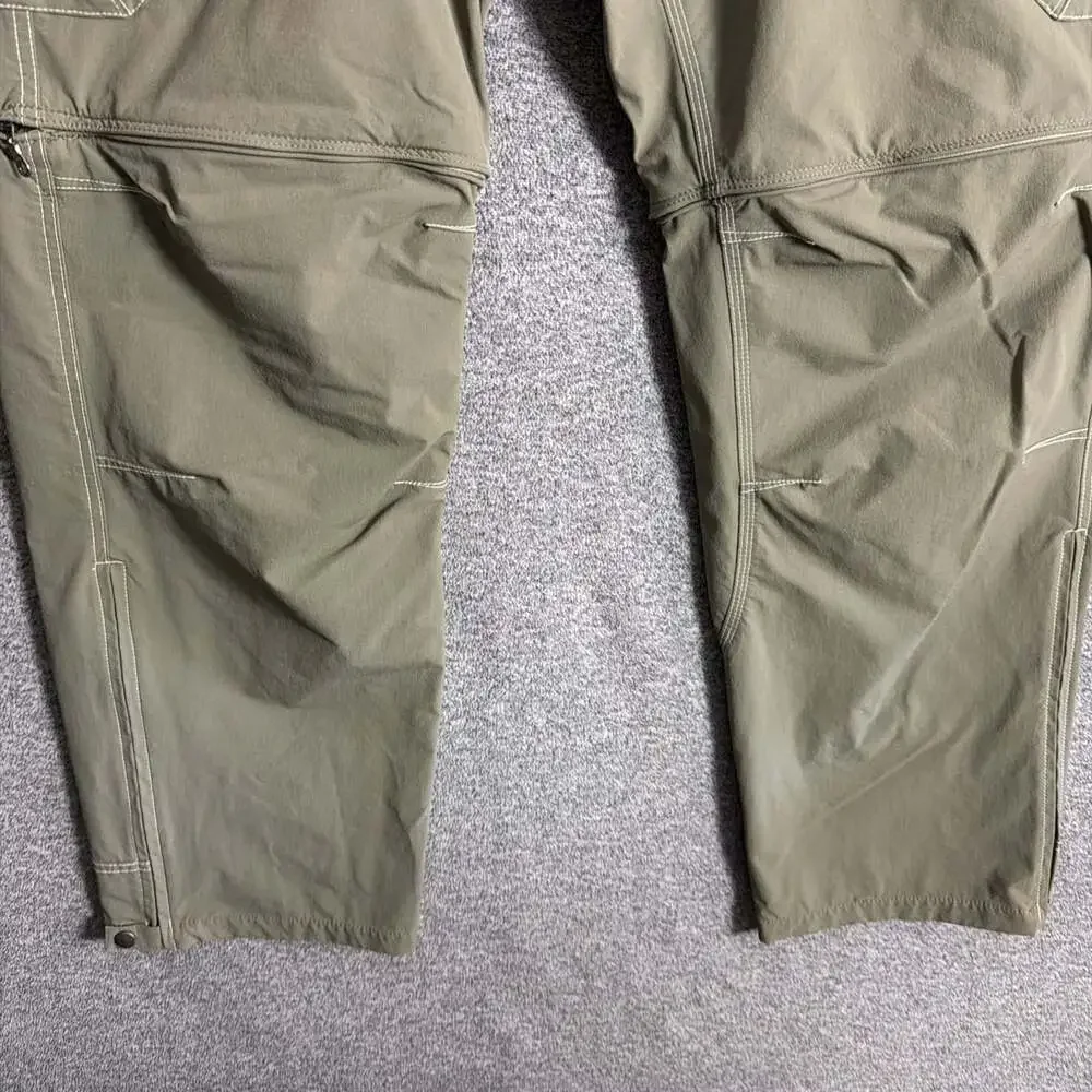 Kuhl Men's 38x32 Brown Renegade Convertible Stealth Zip Off Pants Outdoors Gear